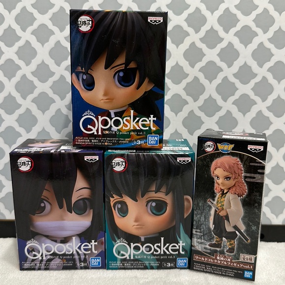 Other - Authentic! Anime Demon Slayer figures set of 4